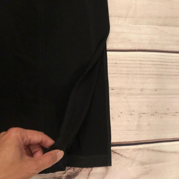 Chico’s Jersey Golden Button Down Sleeveless Collared Black Maxi Dress size 12 - Picture 9 of 14